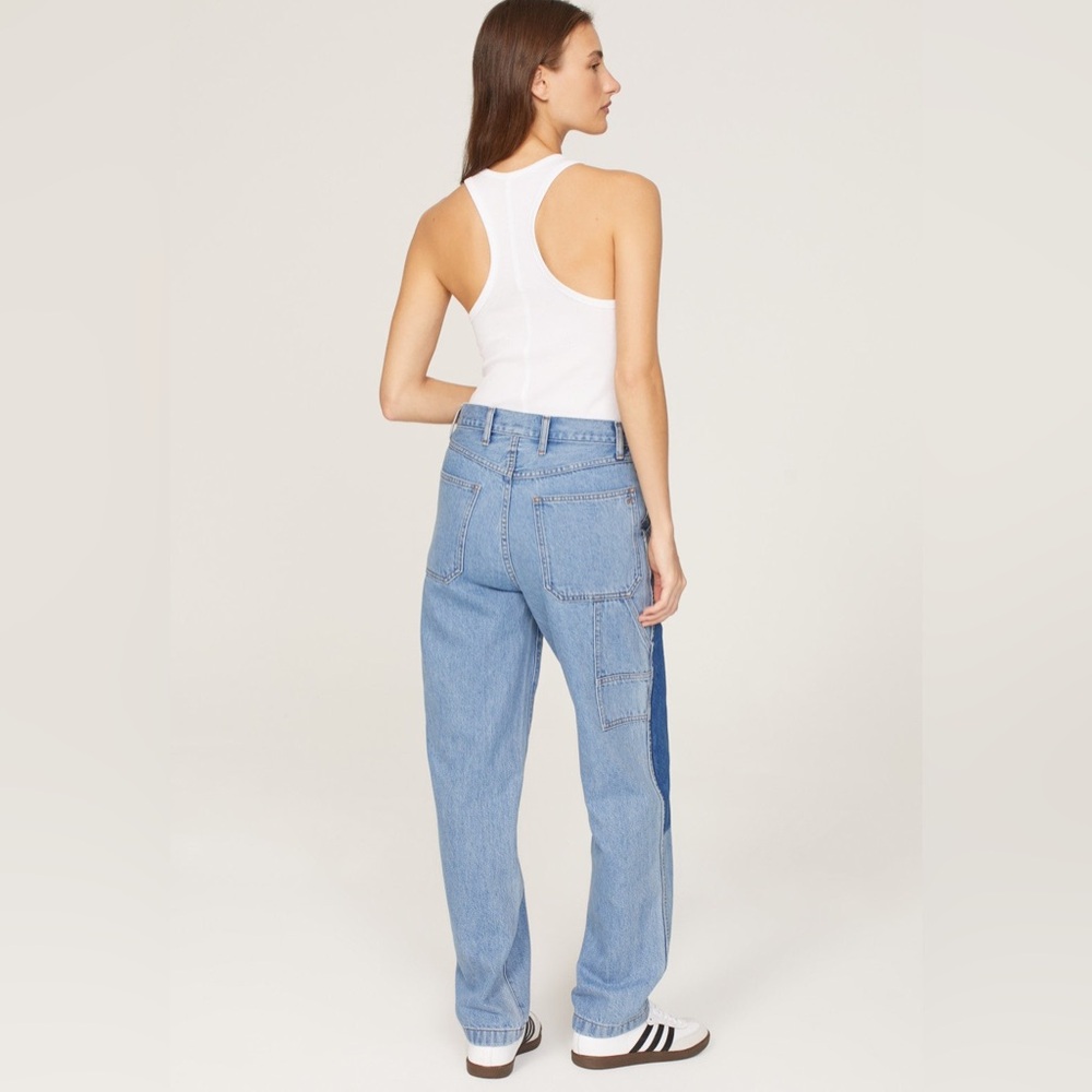 Madewell The Perfect Vintage Two Tone Straight Jeans Women’s 27 - Picture 4 of 16